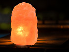 Large Natural Himalayan Salt Lamp  8  Salt Rock Lamp   Chord bulb  crystal Lamp 