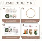 6 Set Embroidery Kit For Beginners Cross Stitch Kits For Adults Diy Craft