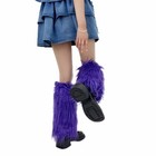 Women Faux Furs Leg Warmer Party Costumes Warm Fuzzy Leg Warmer Boot Cuffs Cover
