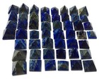 9 Lapis Lazuli Loose Pyramids Lot Crystal Healing Bagua Gift Feng Shui Reiki