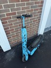 Viro Rides Vega 2-in-1 Transform Electric Scooter Blue Skulls Untested No Cord 