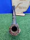 Peterborough Row London Made Sandblasted Billiard Restored Estate Briar Pipe