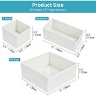 Vtopmart White 18-pack Baby Clothes Drawer Bins