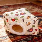 Pet Bird Parrot Parakeet Warm Hammock Cage Hut Tent Bed Bird Cage Corner Cave