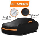 6 Layer   Cotton Custom Fit Ford Mustang Gt Car Cover 100  Waterproof Outdoor