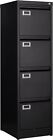 4 Drawer Metal Vertical File Storage Cabinet Filing Cabinet With Lock For Office