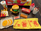 1997 Shelcore Mcdonaldland Cheese Burger Happy Meal Toy     partially Complete