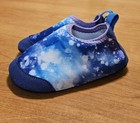 Toddler Barefoot Water Shoe Size 5 6 Eu 21 22 Blue Galaxy Aqua Socks Unbranded 