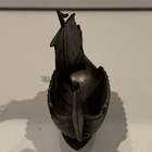 Vintage Norge Handstopt Tpb Tinn Pewter Viking Ship Norway Souvenir