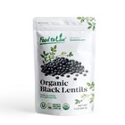Organic Black Lentils - Non-gmo   Kosher  Raw  Vegan - By Food To Live