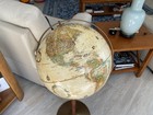 Vintage Replogle World Classic Series 16  Diameter Globe  W  Stand