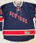 New York Rangers Navy Lundqvist Reebok Heritage Hockey Jersey Size Xl Vintage
