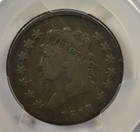 1812 Classic Head Large Cent  Pcgs F  12