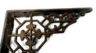 Vintage Cast Iron Hardware Corner Decor Ornate Victorian Shelf Bracket Steampunk