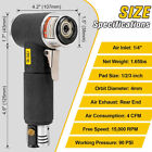 1 2 3 Inch Mini Orbital Air Sander Pneumatic Polishing Machine Set For Auto Body