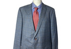 Trunk Club Sport Coat Jacket Bespoke Wool Windowpane Working Cuff Men s 44l
