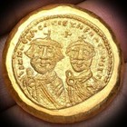 Fluri Gold 24k Plated Coin Byzantine Imperium Romanum East Roman Empire Greek
