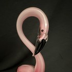 Vinci Dynasty Gallery Art Glass Pink Flamingo Figurine Hand Fused Approx 11   