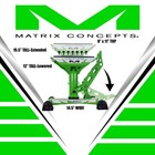 Matrix Concepts Ls-one Lift Stand - Green   Foot-operated 500 Lb Motorcycle Lift