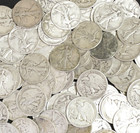 1916-1947 Liberty Walking Half Dollars  vf   90  Silver  10 Face Value Lot