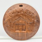 Vintage The Alamo San Antonio Texas Relief 3d Wall Plaque Plate     8 25  Diameter