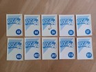 10x Euroflash World Cup World Cup 94 Usa Sticker Unglued Unglued Rijkaard Iordanescu
