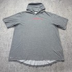 Georgia Bulldogs Nike Performance Hoodie T-shirt Men Xl Gray Dri-fit Hooded