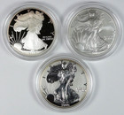 2006  1 U s  Mint American Eagle 20th Anniversary Silver 3-coin Set - Ogp