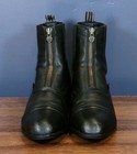 Wmns Ariat Heritage Breeze Zip Black Leather Paddock Boot Sz 8 5 B
