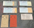 1950s Welcome To Disneyland Ticket Coupon Books And Auto Park Ticket Lot Used