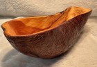 Vintage Hand Carved Rustic Primitive Decor Earthy Live Edge Wood Handmade