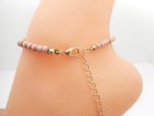 Sunflower Beaded Anklet Ankle Bracelet Silver Plated New