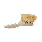 8 5  Utility Brush     Tampico Bristles  Plastic Tan Handle Scrubber