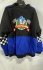 Sonic The Hedgehog Men s Racing Jacket Blue Black Colorblock Gotta Go Fast Xl