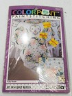 Bucilla Colorpoint Paint Stitching Kits Lot Of 3 Pansies Strawberry Sampler Vtg