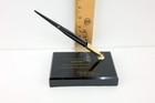 Sheaffer s 92sd Fountain Pen 14k Gold Nib White Dot Advertising Marble Desk Set