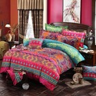 Fadfay Mandala Print Boho King Duvet Cover Colorful Butterfly 