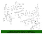 Genuine Mazda Bumper Cover Cap Gs2a-50-5a1b-53