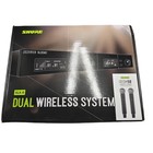 For Shure Slxd24d sm58 Dual Wireless System 2 Handheld Microphone Transmitters