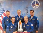 Shuttle Crew Signed Autograph Nasa Sts-26 Mission Framed Photo 12 X 10