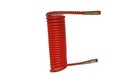 15  Red   Blue Coil Coiled Air Line Hose Set Trailer Brake 1 2  Fittings