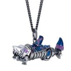 League Of Legends arcane Jinx Weapon Cannon Fishbones Pendant Gift