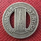Nd  1927  Indianapolis St  Ry  Co  One Fare Transportation Token  Ac  In460d