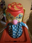 Mattel Jack In The Music Box Vintage 1976 Clown Toy Orange Blue Plastic Works