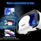 Vr Headset With Controller Adjustable 3d Vr Glasses Virtual Reality Headset H   