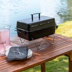 Portable Gas Grill Stainless Steel 1-burner 11000 Btu Camping Bbq Outdoor New