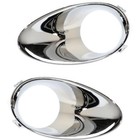 4pcs Fog Light Trim Qx50 2014-2015 Chrome Driver Passenger Side