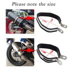 Motorcycle Exhaust Muffler Hanger Silencer Hanging Clamp Strap Mounting Bracket