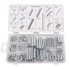 200pcs Spring Assortment Kit Zinc Plated Extension And Compression Springs Ki   