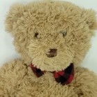Fao Brown Bear Red Black Bow Tie Classic Plush Stuffed Animal 17  Large 